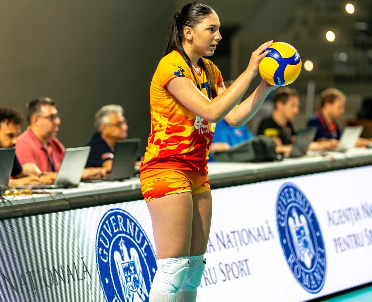 Bianca Cucu, un fenomen în voleiul românesc, la doar 14 ani