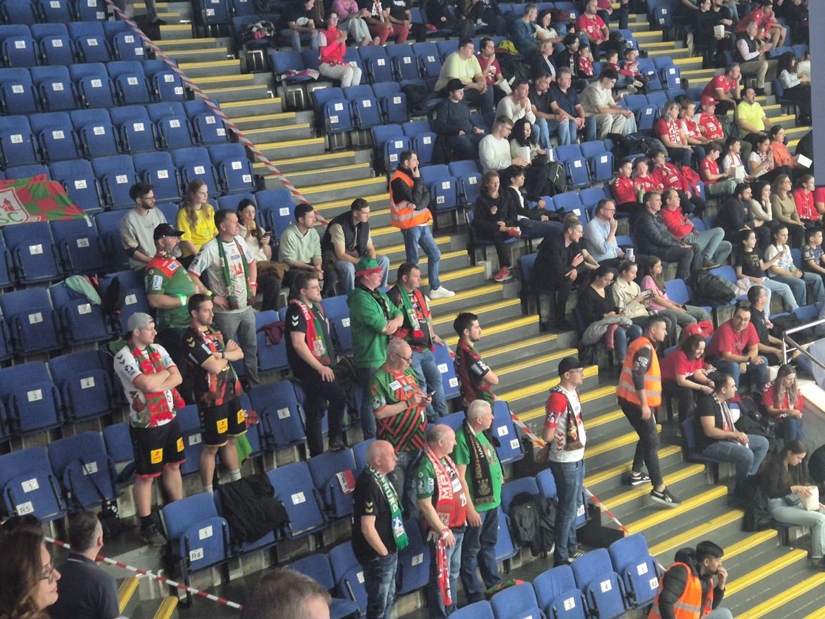 La pauza meciului cu Magdeburg, un veteran a coborât din galeria lui Dinamo și a mers în mijlocul fanilor nemți » Ce a urmat