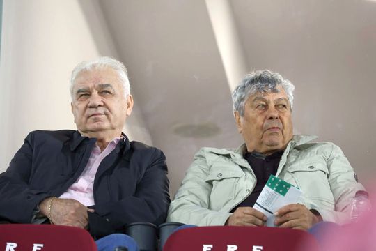 Anghel Iordănescu și Mircea Lucescu
