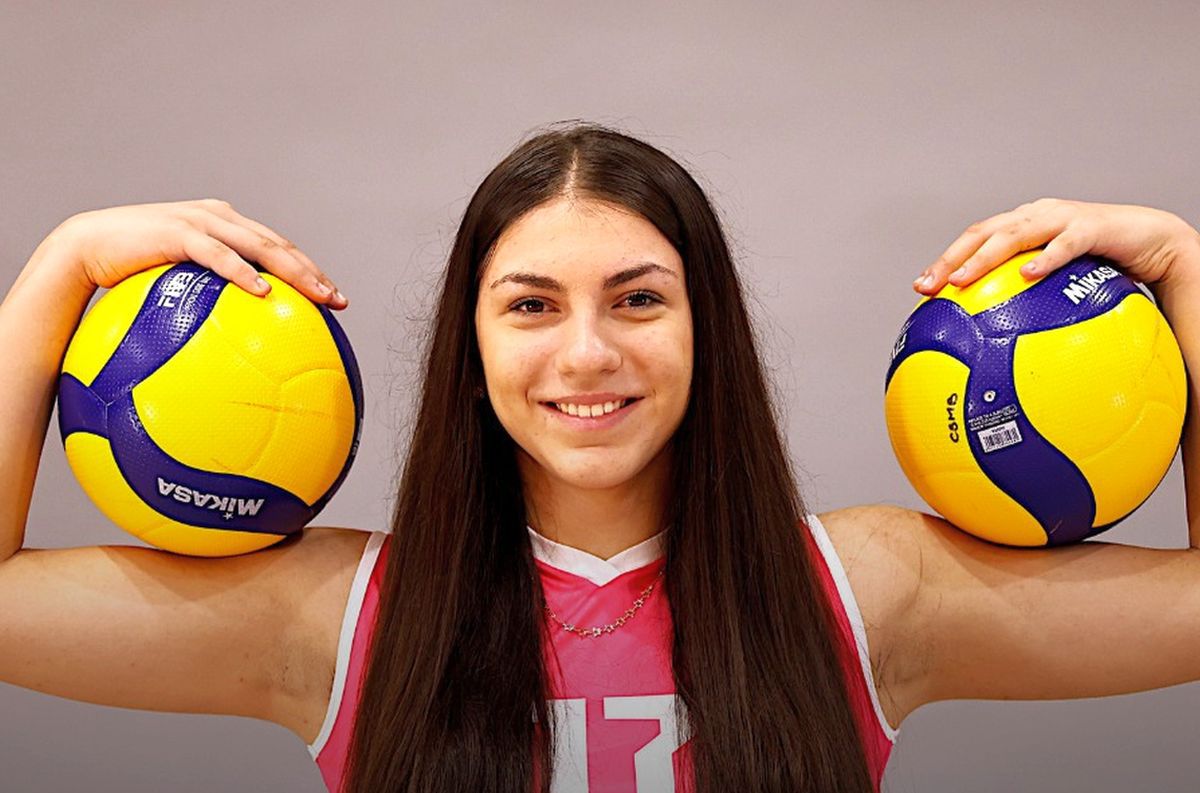 Bianca Cucu, un fenomen în voleiul românesc, la doar 14 ani