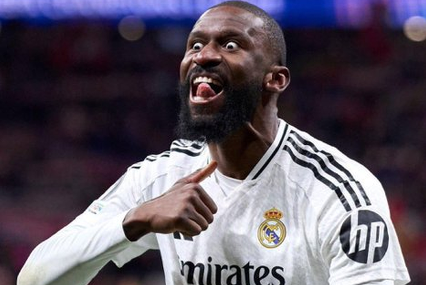 Antonio Rudiger, după Atletico - Real Madrid // foto: X