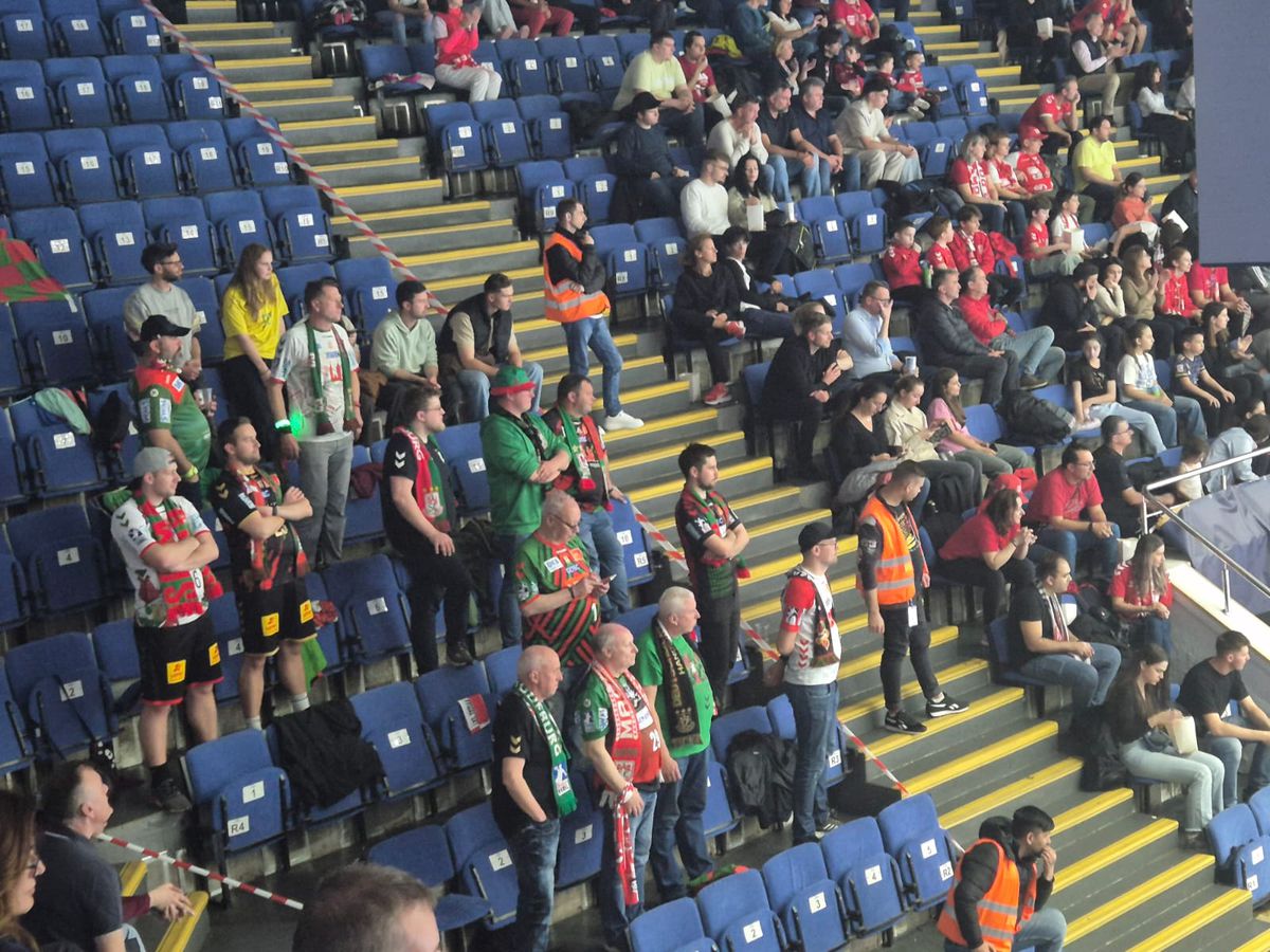 La pauza meciului cu Magdeburg, un veteran a coborât din galeria lui Dinamo și a mers în mijlocul fanilor nemți » Ce a urmat