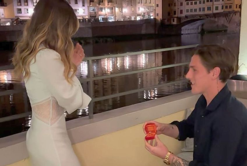 Nicolo Zaniolo a cerut-o în căsătorie pe Sara Scaperrotta // Foto: Instagram