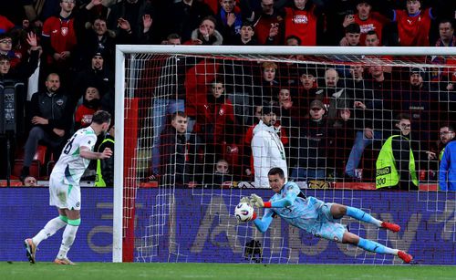 Alan Browne ratează ultima lovitură de departajare a Irlandei / Foto: Imago