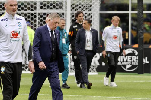 Carlo Ancelotti, îngândurat după 1-2 cu Franța / Foto: Imago