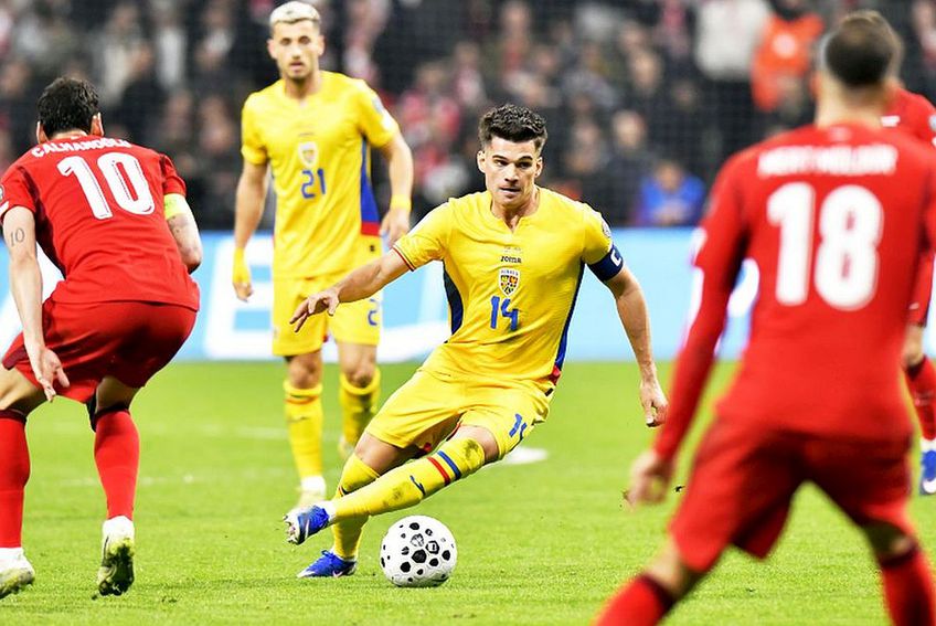 Ianis Hagi, în acțiune în Turcia - România // foto: Cristi Preda (GSP)