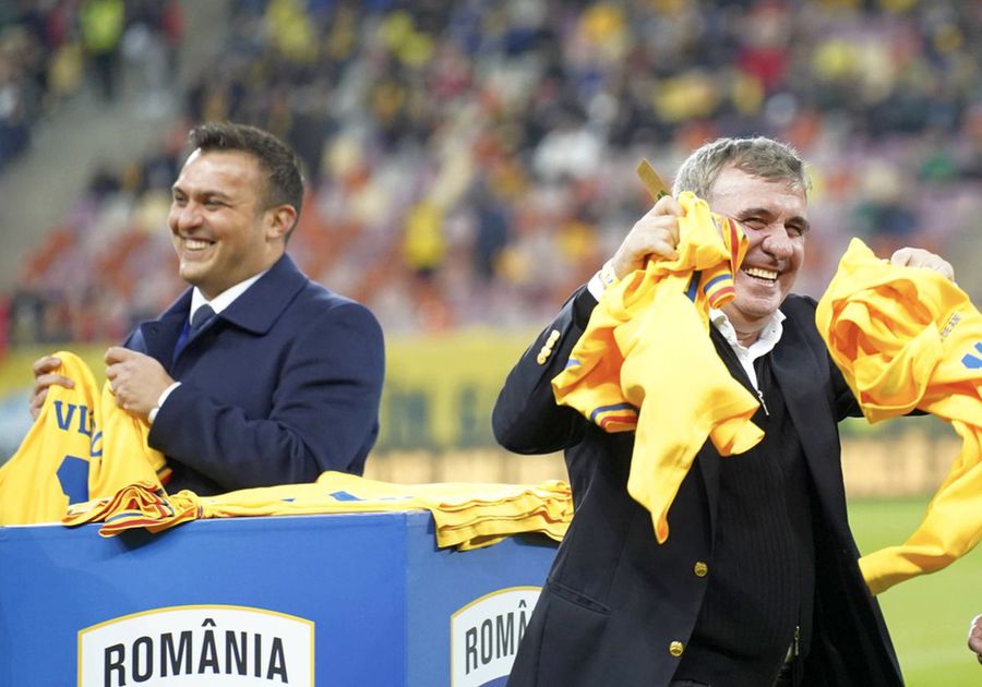 De la umbra lui Lucescu, Burleanu se va muta la umbra lui Hagi