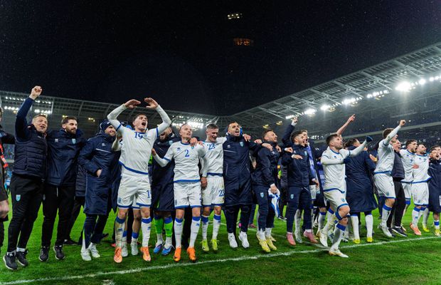 Primă specială pentru jucătorii din Kosovo după victoria contra Slovaciei
