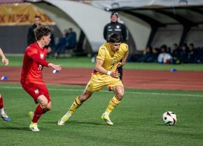 Continuă săptămâna nefericită pentru loturile „tricolore” » Naționala U20 a României, învinsă la Târgoviște: gol direct din corner