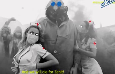 Ultrașii lui Zenit șochează din nou » Huliganii ruși sfidează pandemia de COVID-19 într-un videoclip interzis minorilor