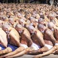 Imagini din penitenciarele din El Salvador. Sursă foto: Capturi SBS News, Info News