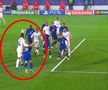 Real - Chelsea, fault la golul lui Bezema / FOTO: Captură TV @Telekom Sport