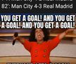 Manchester City - Real Madrid, izvor de inspirație pentru internauți » Val de meme-uri după semifinala UCL