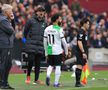 Mohamed Salah s-a certat cu Jurgen Klopp în timpul meciului cu West Ham / FOTO: Imago