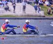 Florin Arteni și Florin Lehaci în acțiune la Campionatele Europene de canotaj de la Szeged FOTO Raed Krishan