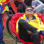 Antonio Colamonci, antrenorul României, relaxare înainte de începutul zilei FOTO Raed Krishan