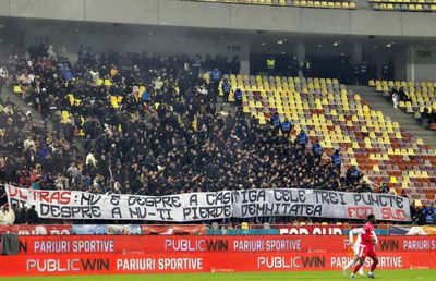 Ultrașii lui Dinamo au explicat motivul pentru care n-au intrat pe stadion la meciul cu Voluntari: „Conducerea clubului a reușit ceea ce Jandarmeria n-a putut”