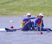 Florin Arteni și Florin Lehaci la Campionatele Europene de canotaj de la Szeged FOTO Raed Krishan