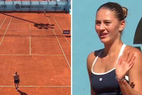 Marta Kostyuk și momentul asului ciudat Foto: captură WTA TV