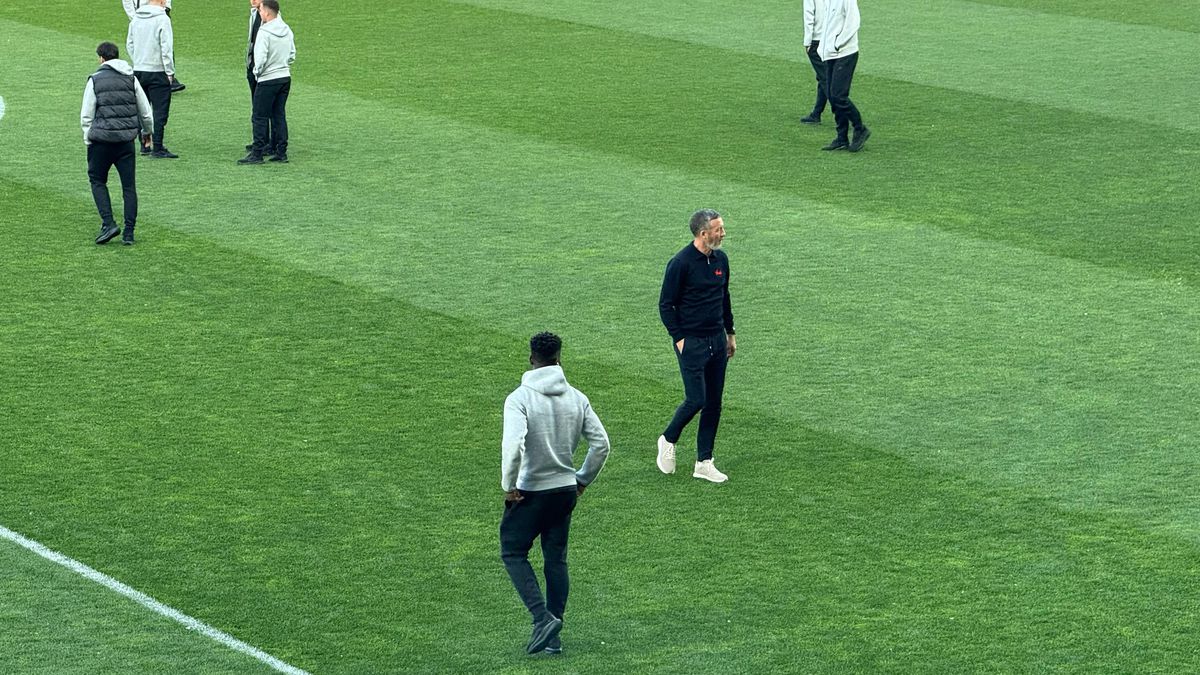 Imagini înainte de Rapid - FCSB