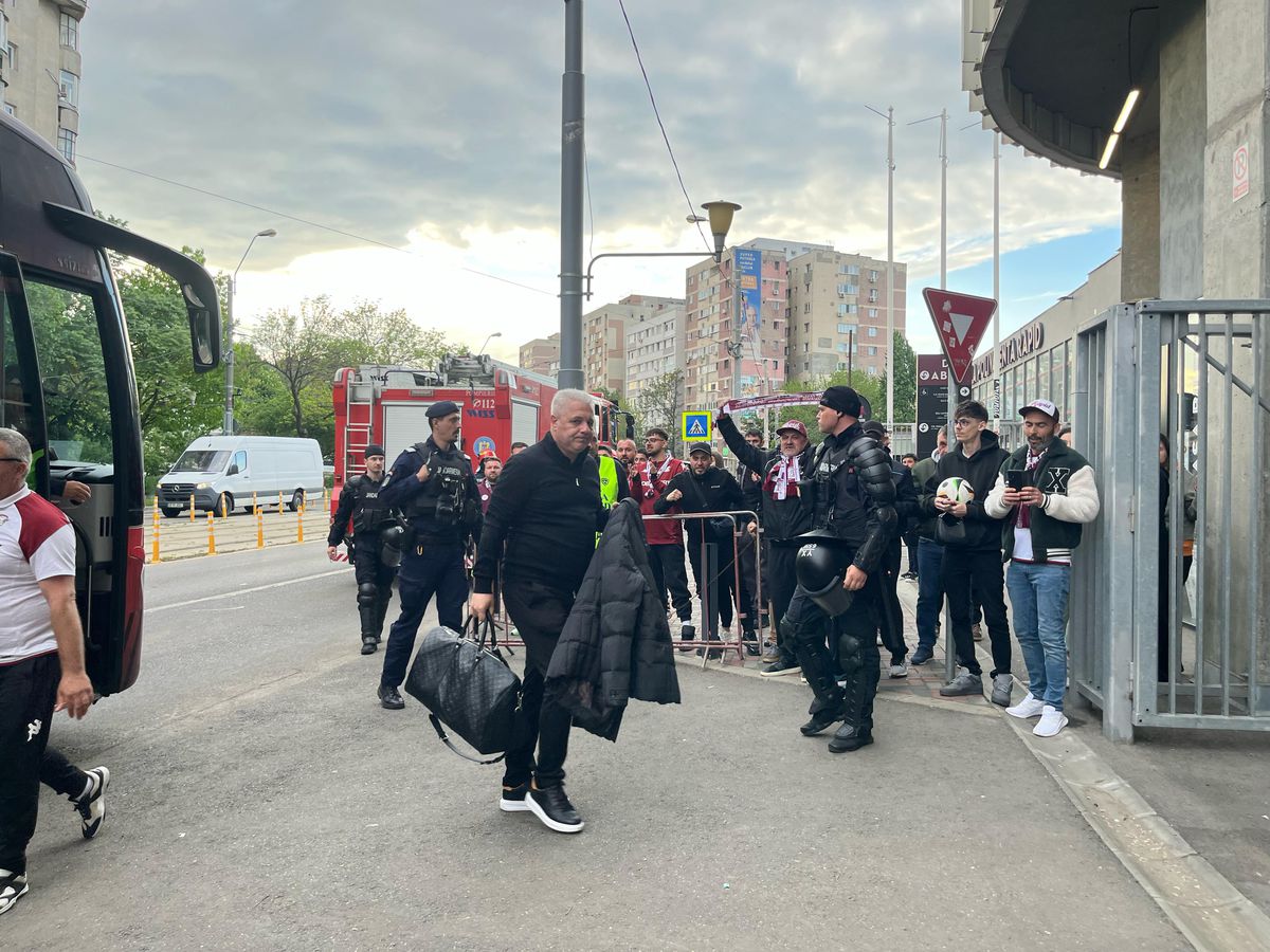 Imagini înainte de Rapid - FCSB