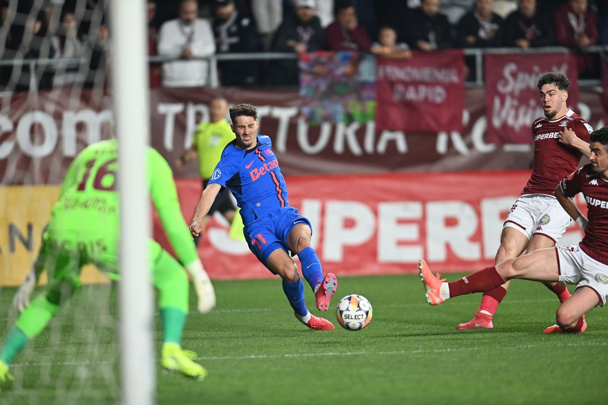 Rapid - FCSB, în etapa #6 din play-off