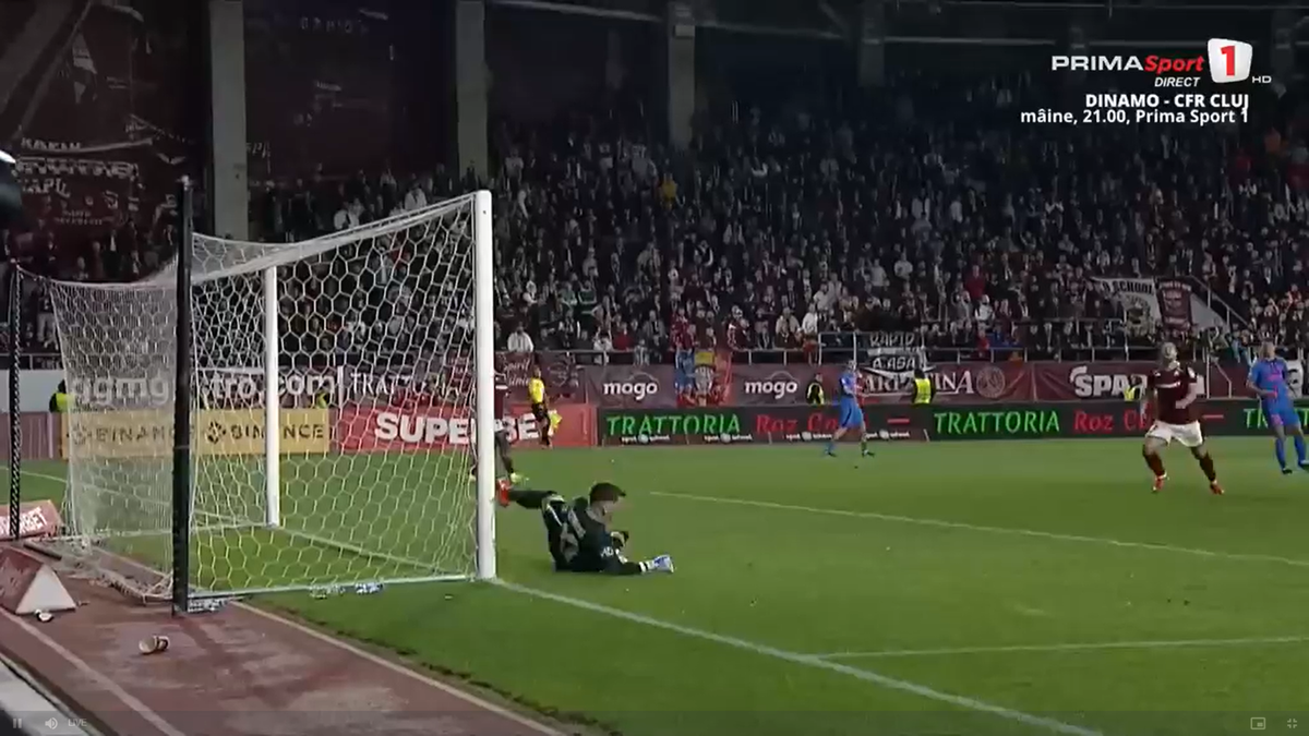 Radu Petrescu i-a refuzat Rapidului un penalty, după ce Christensen a fost tamponat de Târnovanu: „Decizie eronată”