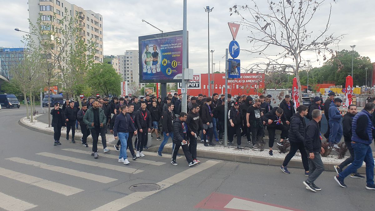 Imagini înainte de Rapid - FCSB