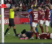 Radu Petrescu i-a refuzat Rapidului un penalty, după ce Christensen a fost tamponat de Târnovanu: „Decizie eronată”