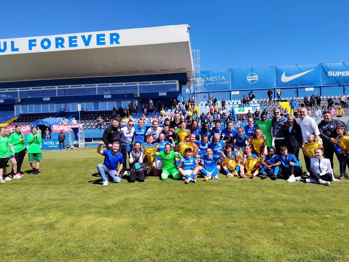 Știm campioana României la fotbal feminin! Al doilea titlu la rând