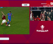 Intrarea lui Burmaz asupra lui Adrian Șut, în Rapid - FCSB