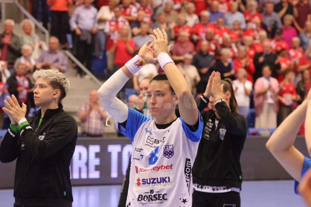 Esbjerg - CSM București 26-22. Lacrimi pe parchet: Cristina Neagu, deznădăjduită, după ultimul meci din carieră în Champions League