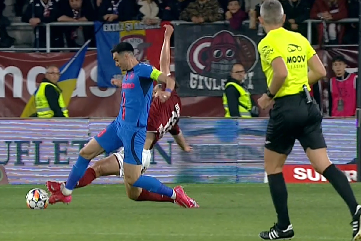 Verdictul specialistului la golul anulat lui Petrila în Rapid - FCSB » Ovidiu Hațegan a întors decizia, din camera VAR