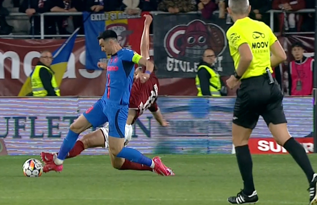 Verdictul specialistului la golul anulat lui Petrila în Rapid - FCSB » Ovidiu Hațegan a întors decizia, din camera VAR