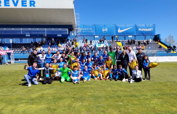 Știm campioana României la fotbal feminin! Al doilea titlu la rând