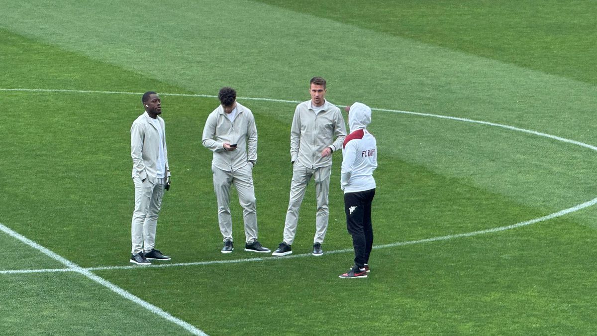 Imagini înainte de Rapid - FCSB