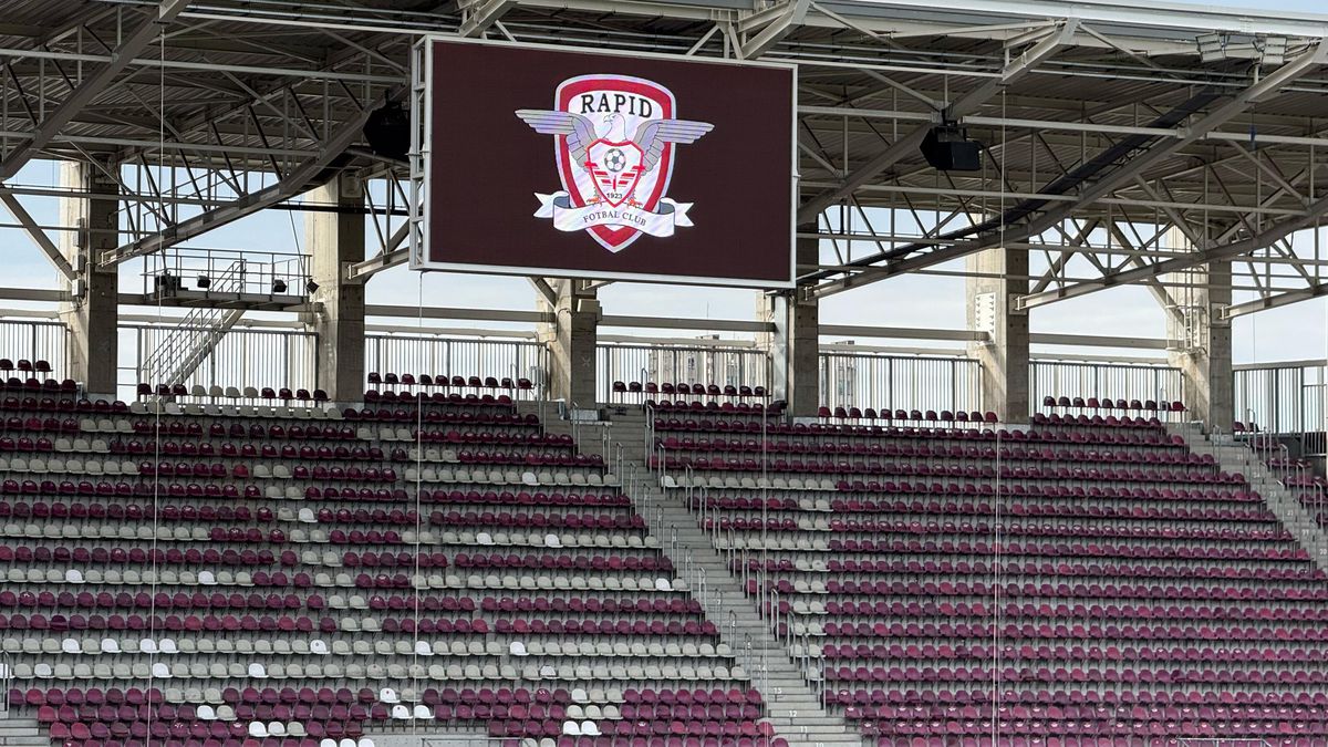Imagini înainte de Rapid - FCSB