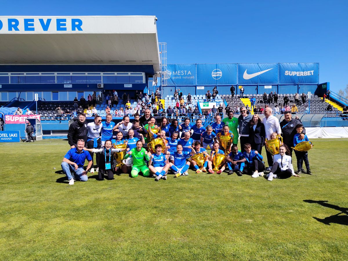 Știm campioana României la fotbal feminin! Al doilea titlu la rând