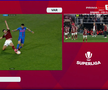 Intrarea lui Burmaz asupra lui Adrian Șut, în Rapid - FCSB