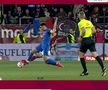 Intrarea lui Burmaz asupra lui Adrian Șut, în Rapid - FCSB