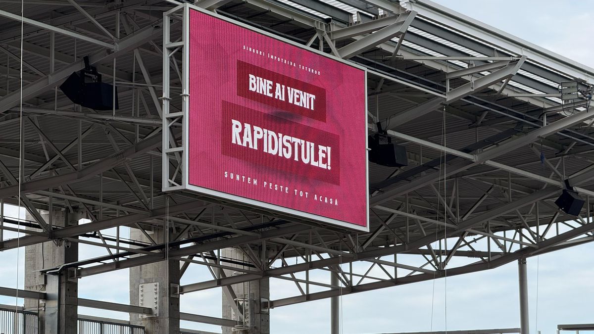 Imagini înainte de Rapid - FCSB