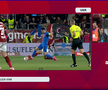 Intrarea lui Burmaz asupra lui Adrian Șut, în Rapid - FCSB