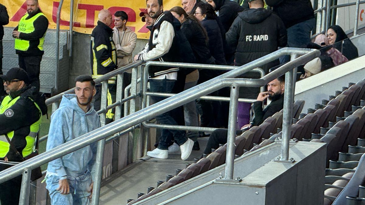 Imagini înainte de Rapid - FCSB