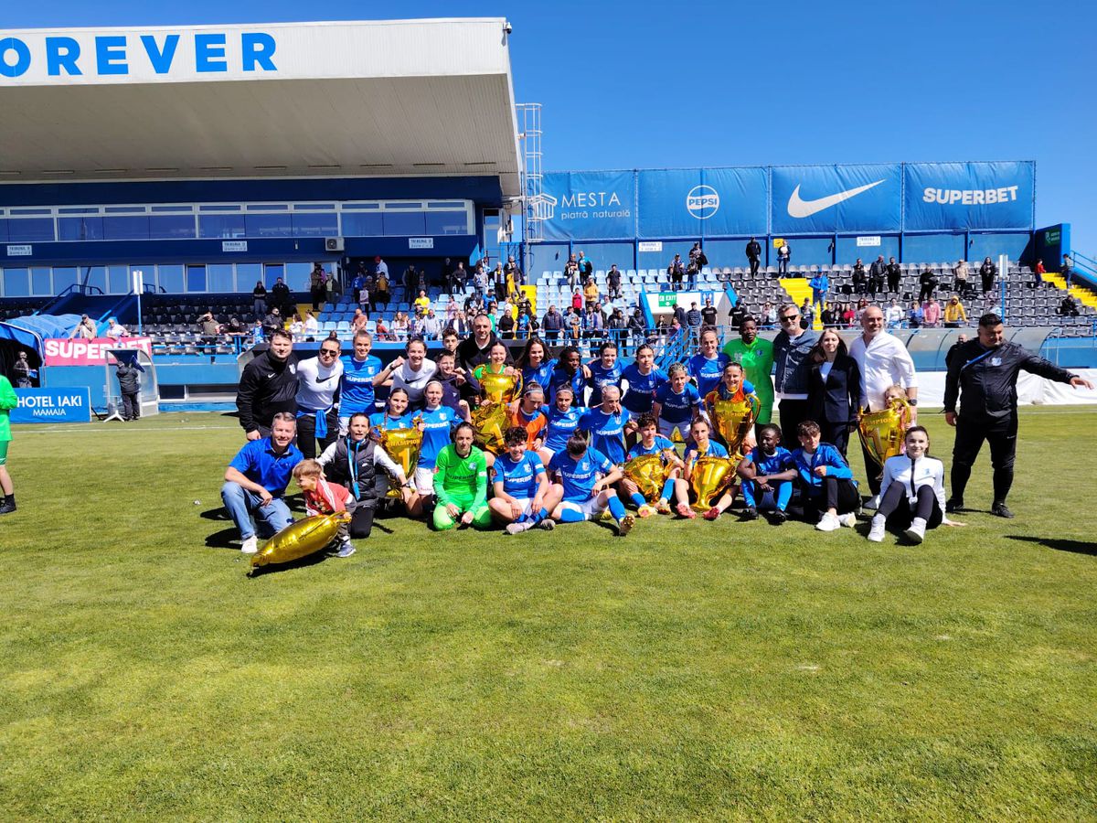 Știm campioana României la fotbal feminin! Al doilea titlu la rând