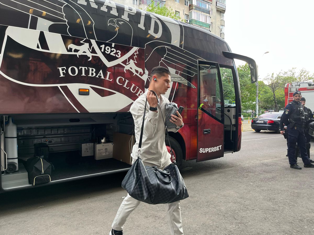 Imagini înainte de Rapid - FCSB
