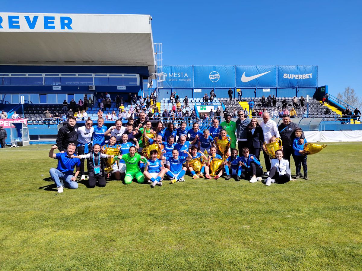 Știm campioana României la fotbal feminin! Al doilea titlu la rând