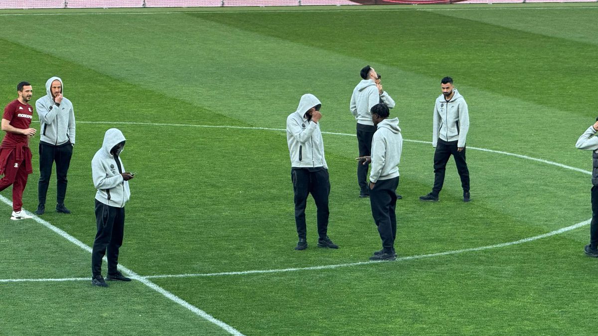 Imagini înainte de Rapid - FCSB