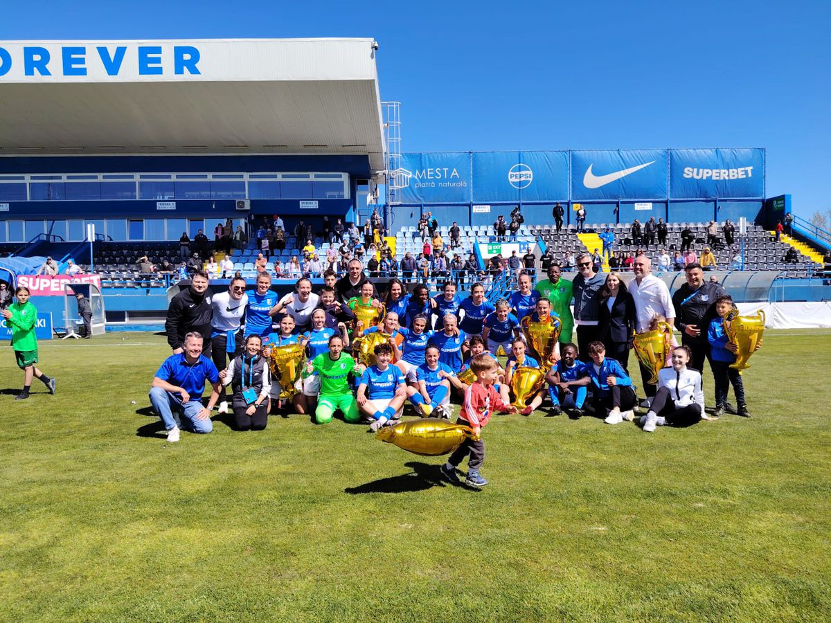 Știm campioana României la fotbal feminin! Al doilea titlu la rând