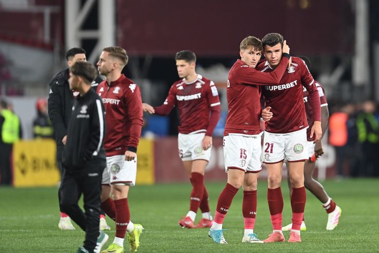 FCSB a învins duminică seara, în deplasare, scor 2-1, formaţia Rapid Bucureşti, în etapa a şasea din play-off-ul Superligii. Au marcat: Christensen 48 / Cisotti 6, Bîrligea 42. FOTO: Eduard Vînătoru (GSP.RO)