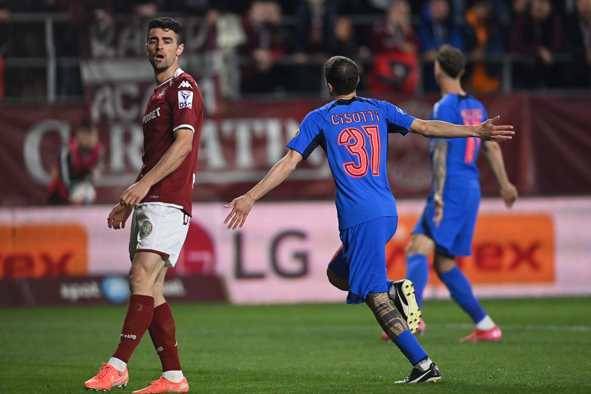Rapid - FCSB, în etapa #6 din play-off
